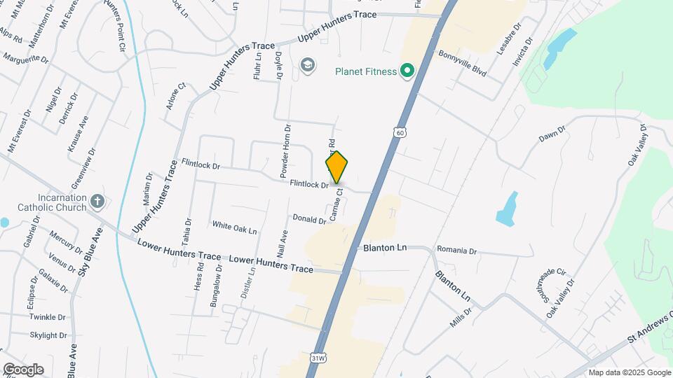 4216 Flintlock Dr Map and Location Details