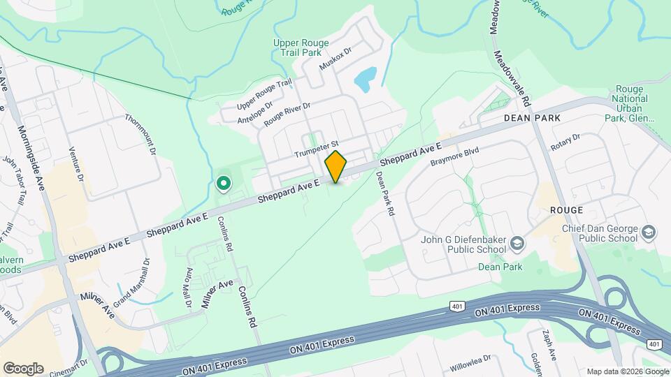 8855 Sheppard Ave E Map and Location Details