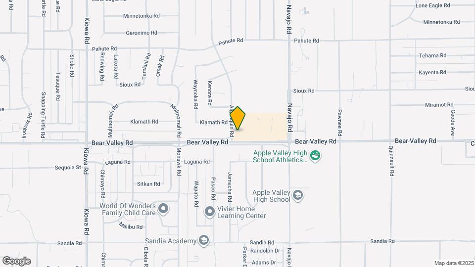 21490 Bear Valley Rd Map and Location Details