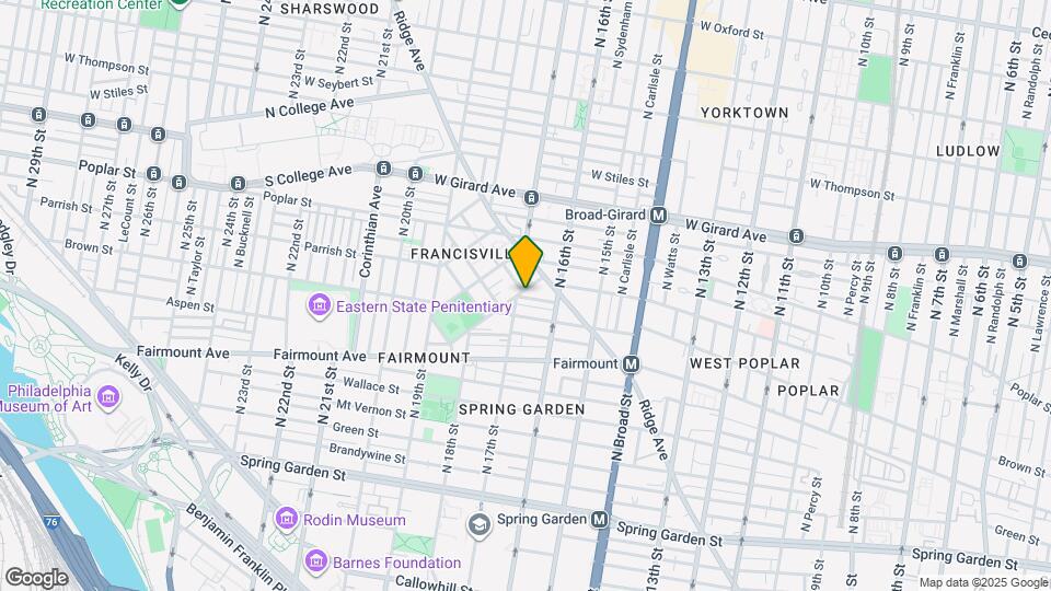 1644 Francis St Map and Location Details