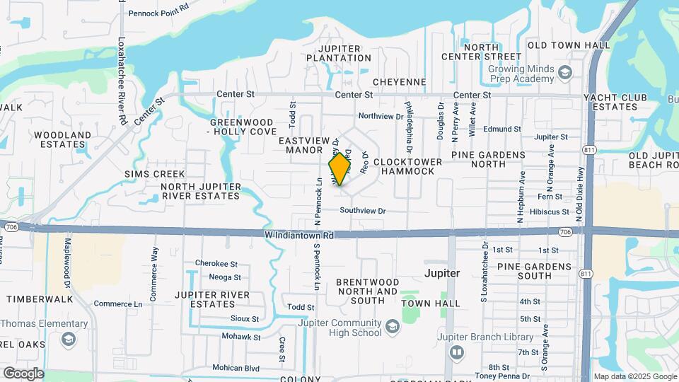 204 W Whitney Dr Map and Location Details