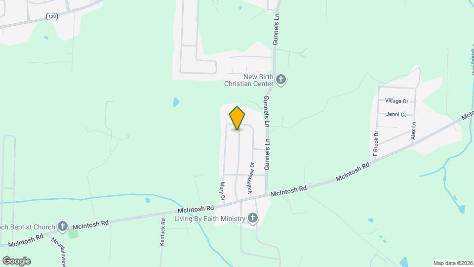 3520 Rocky Ridge Dr Map and Location Details