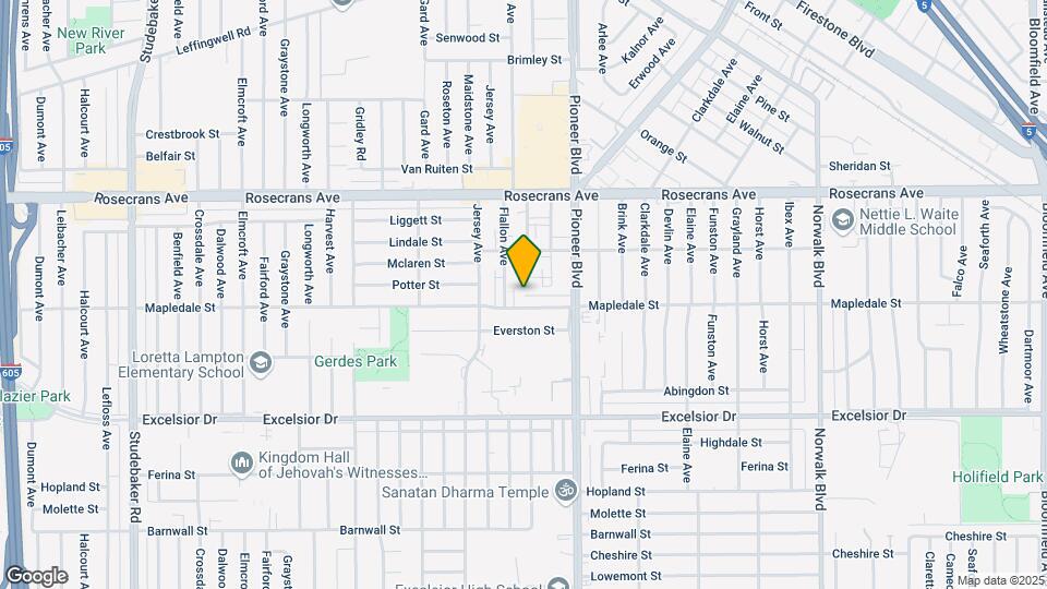 11645 Mapledale St Mapa y Detalles de la Ubicación