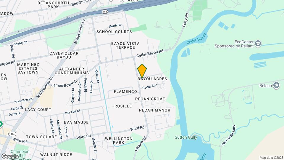 2509 Bayou Ave Map and Location Details