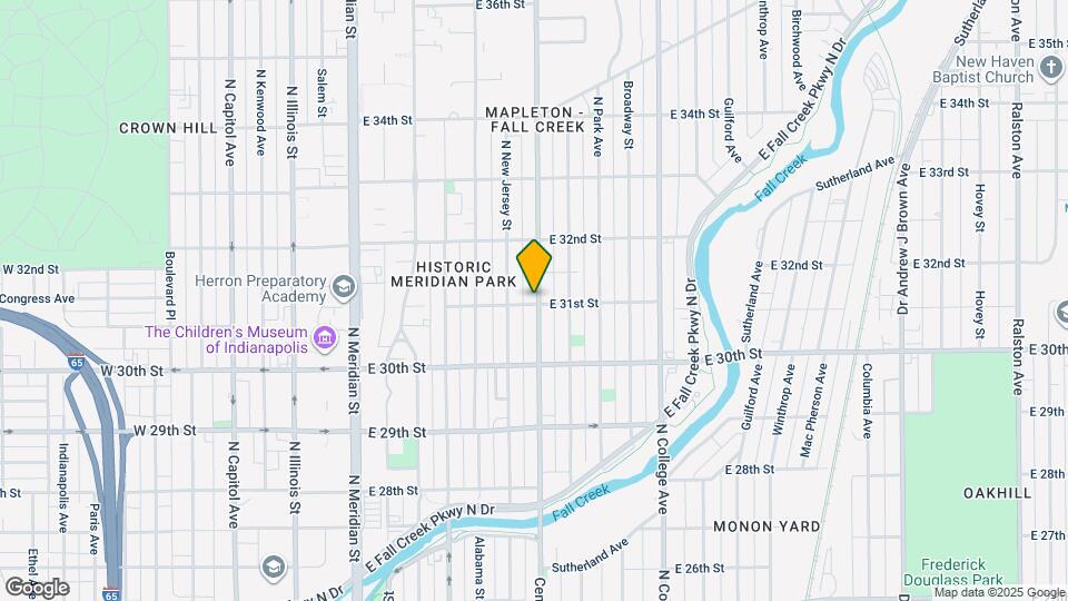 3104 Central Ave Map and Location Details