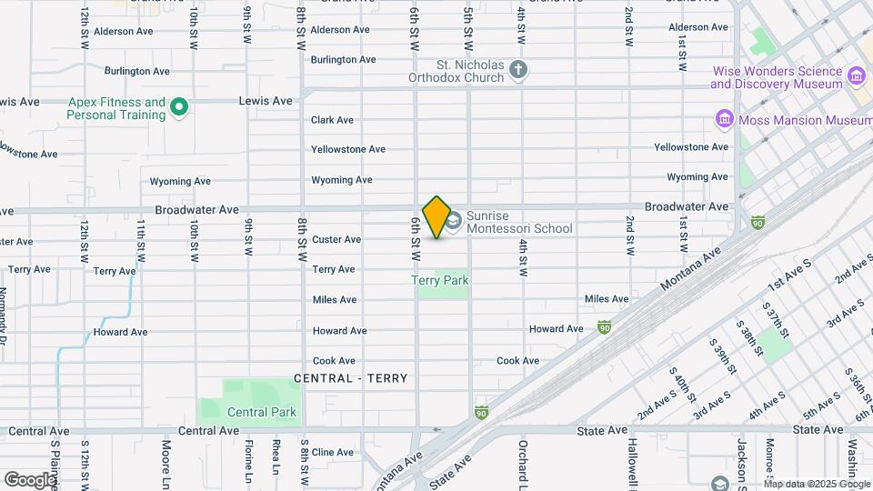 532 Custer Ave Map and Location Details