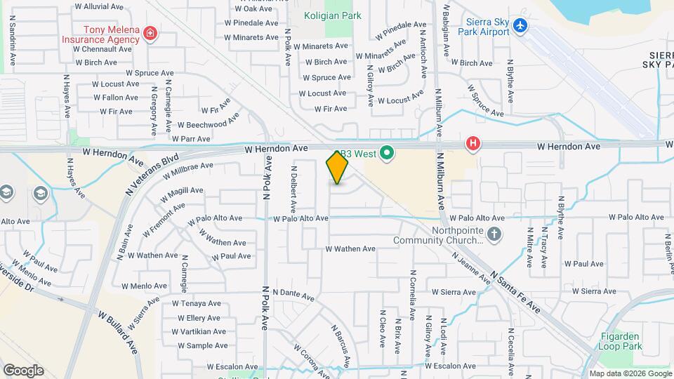 5246 W Magill Ave Map and Location Details
