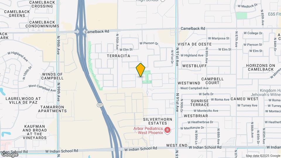 4536 N 93rd Dr Map and Location Details