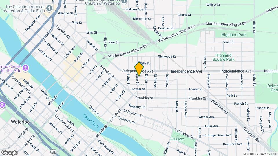 303 Courtland St Mapa y Detalles de la Ubicación