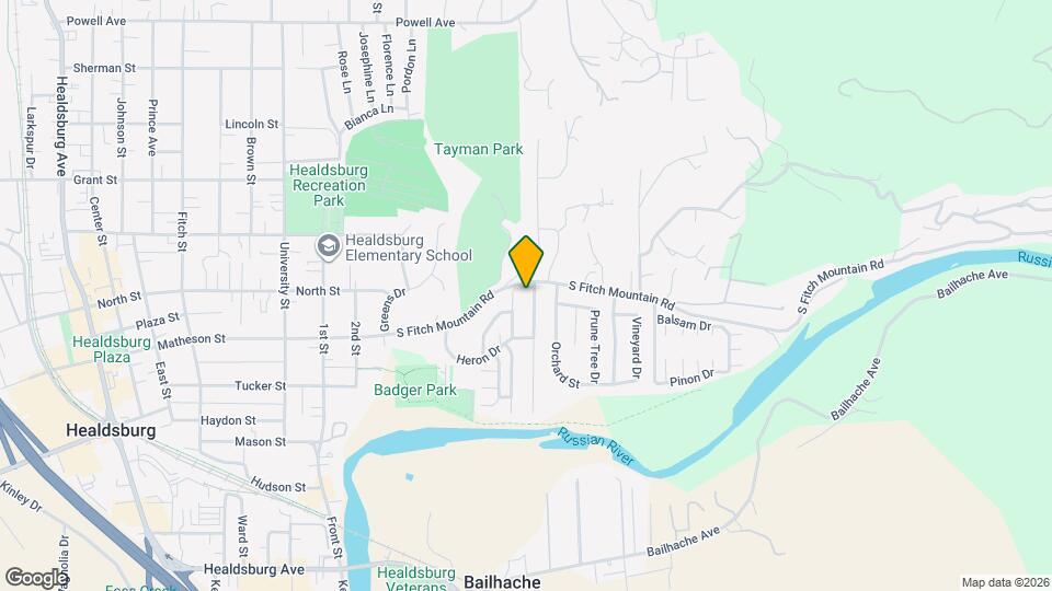 349 Almond Way Map and Location Details