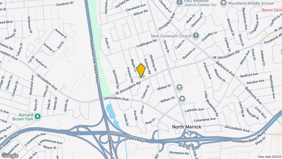 1447 N Jerusalem Rd Map and Location Details