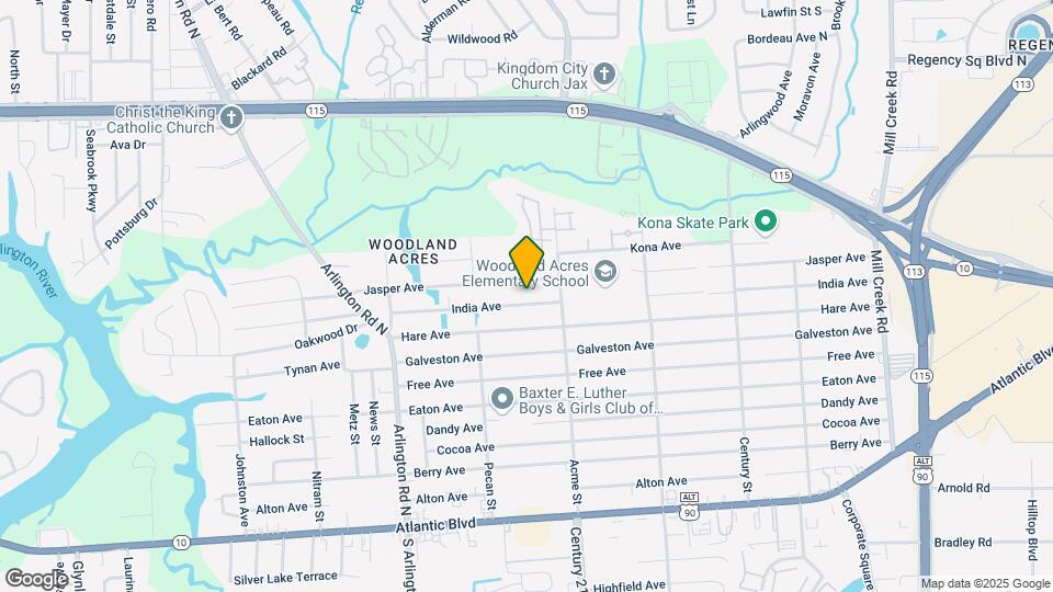 7935 India Ave Map and Location Details