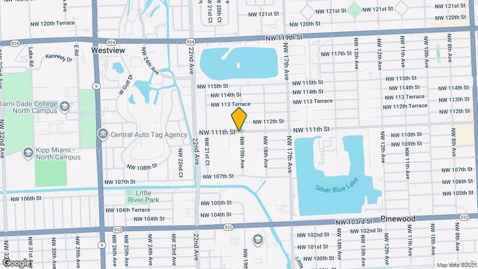 11098 NW 19th Ave Map and Location Details