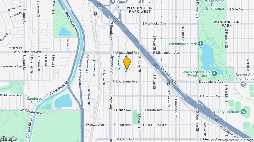 1218-1220 S Sherman St Map and Location Details
