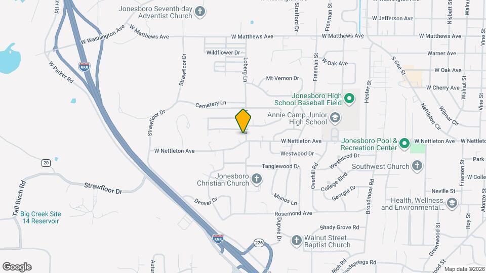 1305 Loberg Ln Map and Location Details