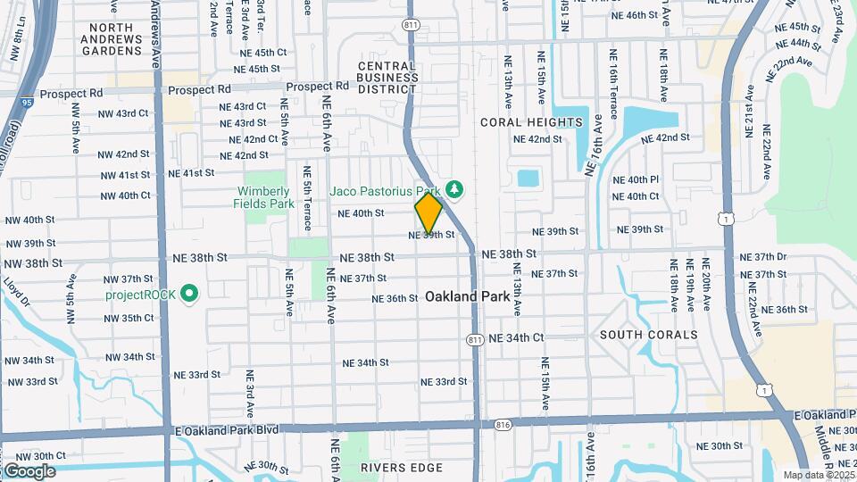 1028 NE 39th St Map and Location Details