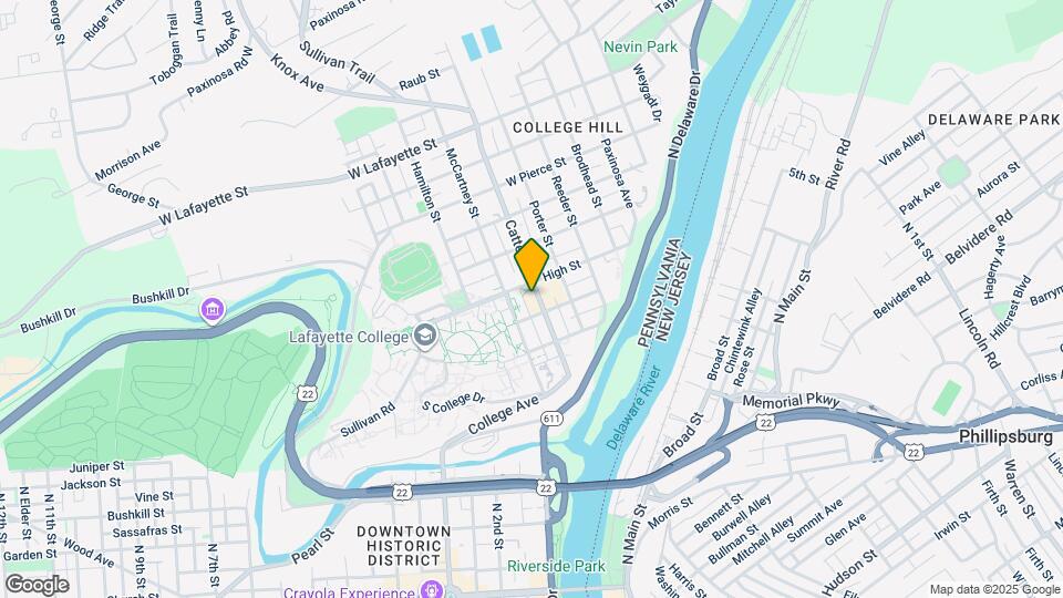 218 Cattell St Map and Location Details