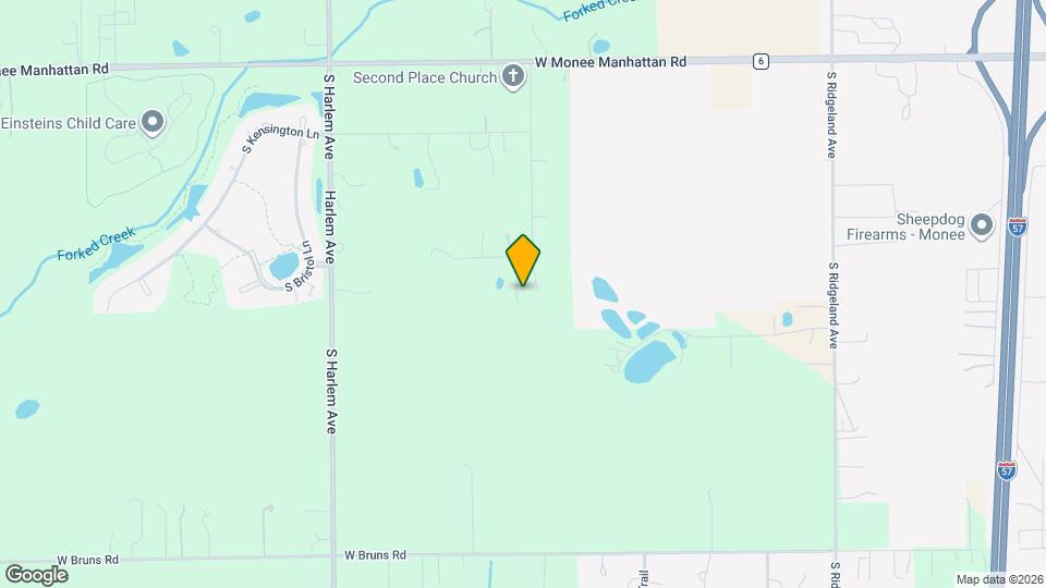 25821 S Willow Creek Ln Map and Location Details