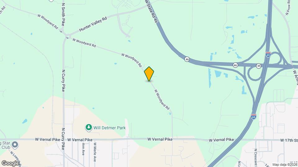 3605 W Woodyard Rd Map and Location Details