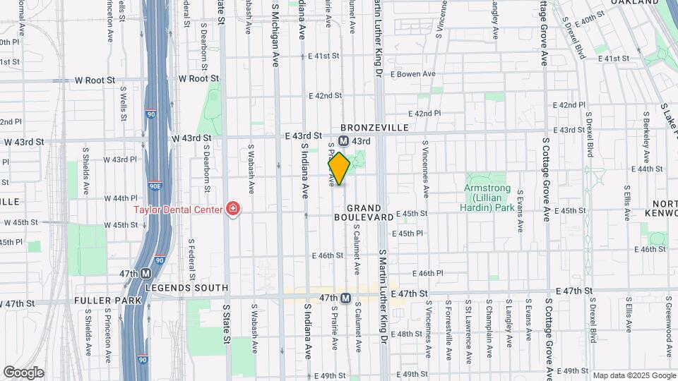 4423 S Prairie Ave Map and Location Details