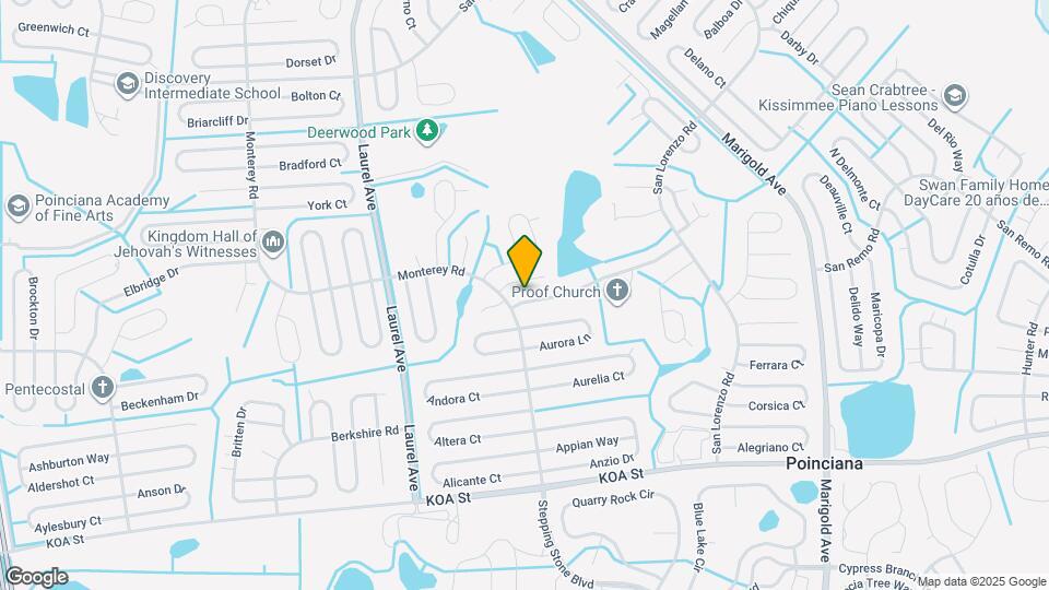 105 Pompei Dr Map and Location Details