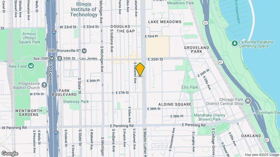 3608 S King Dr Map and Location Details