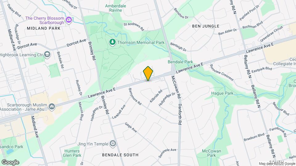 2979 Lawrence Ave E Map and Location Details