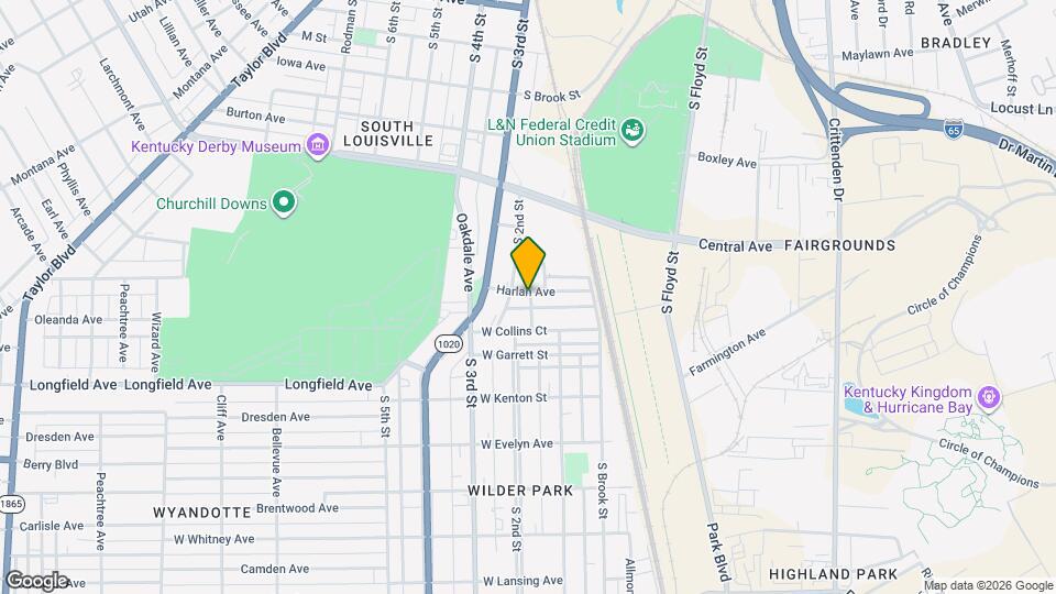 3220 Grant Ave Map and Location Details