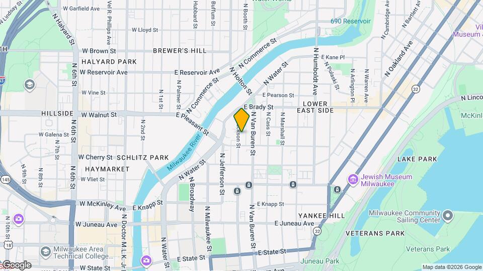 1620 N Jackson St Map and Location Details