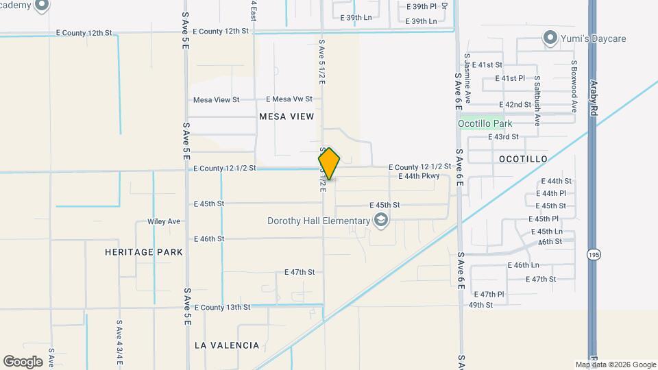 4442 S Ansel Ave Mapa y Detalles de la Ubicación