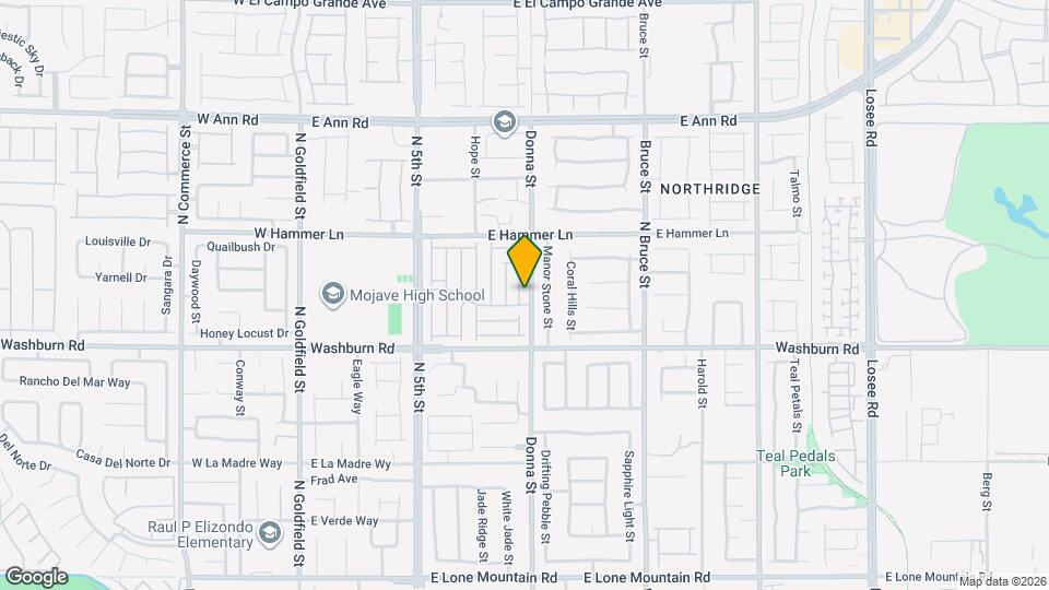 5308 Las Cruces Heights St Map and Location Details