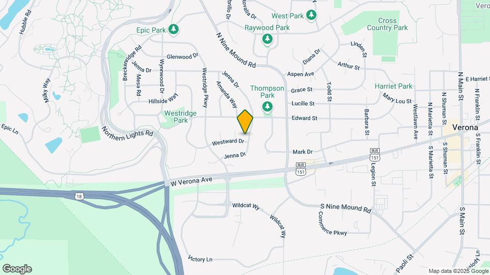 702 Westward Dr Map and Location Details