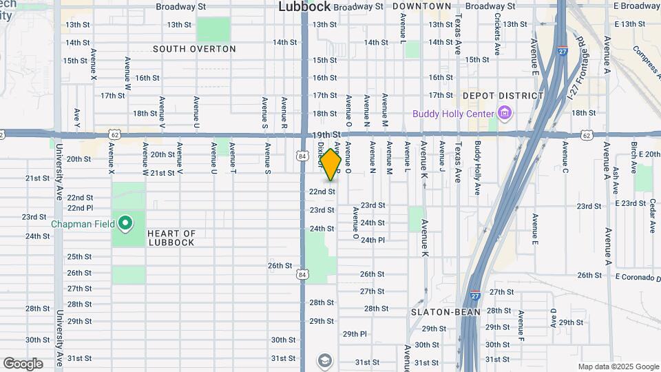 1606 22nd St Map and Location Details