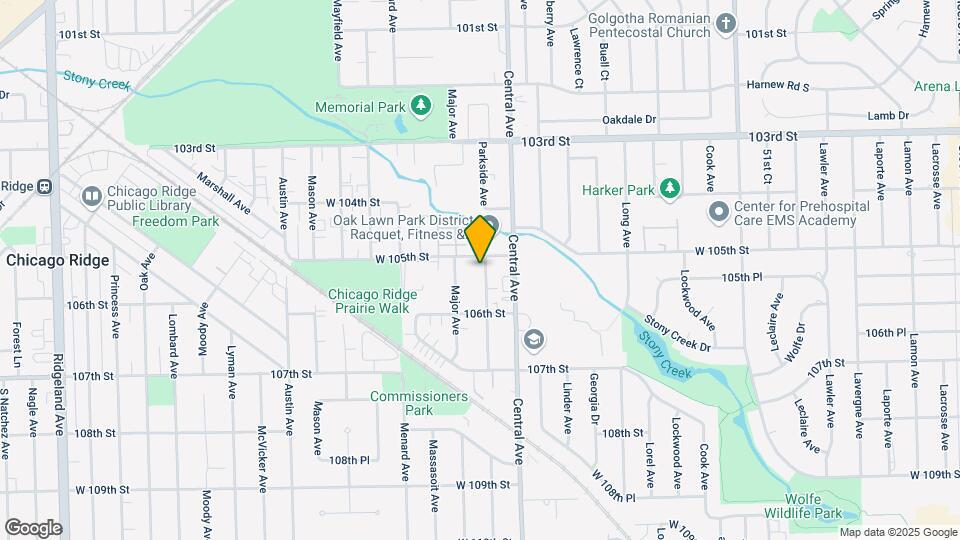 10510 Parkside Ave Map and Location Details