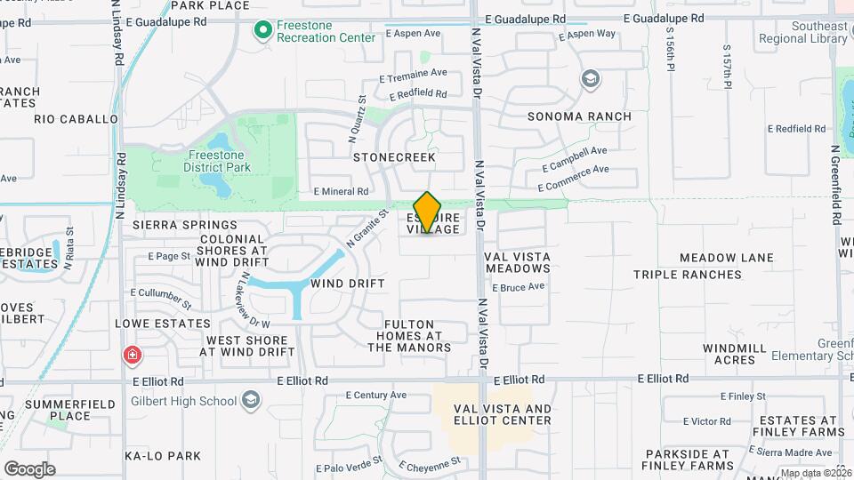 1443 E Vaughn Ave Map and Location Details