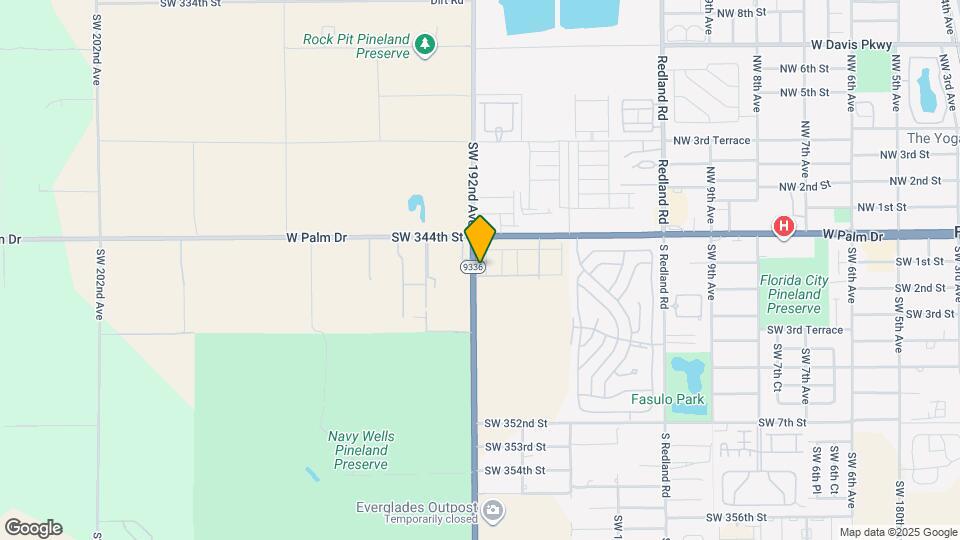 34520 SW 191st Ct Mapa y Detalles de la Ubicación