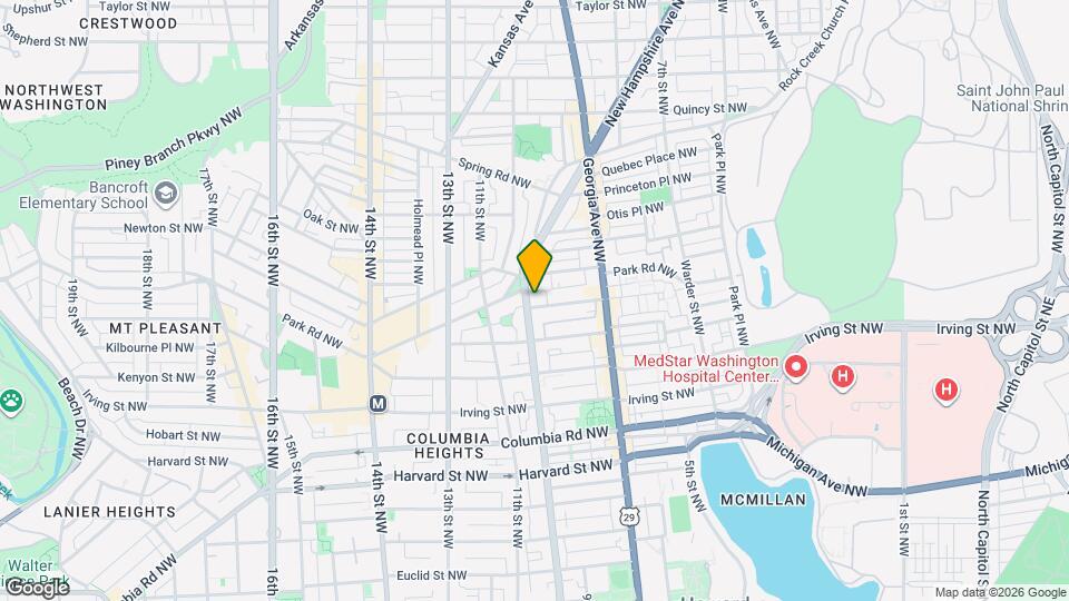3401 Sherman Ave NW Map and Location Details