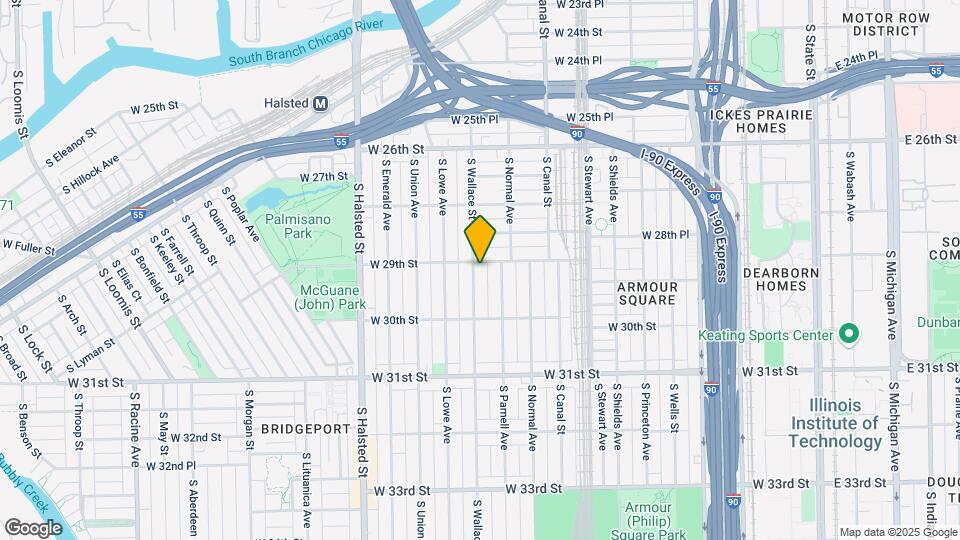 2907 S Wallace St Map and Location Details