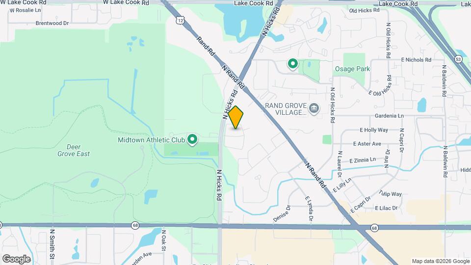 1955 N Hicks Rd Mapa y Detalles de la Ubicación