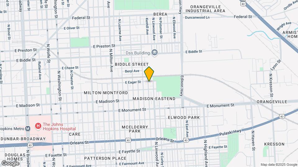 917 N Streeper St Map and Location Details