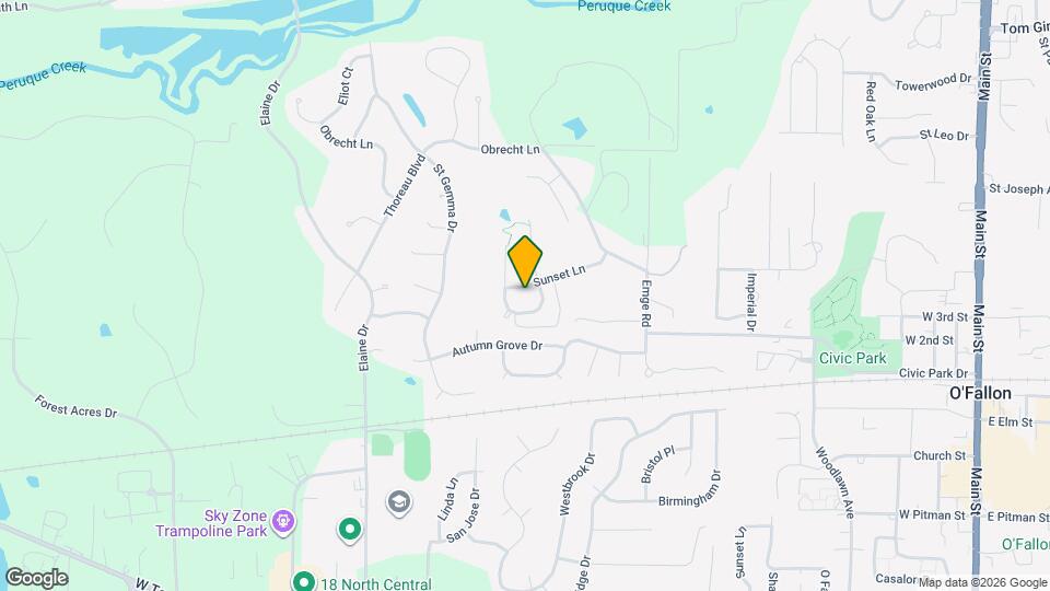 730 Sunset Ln Map and Location Details