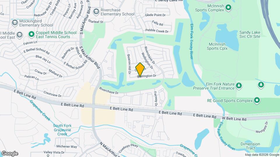 1327 Barrington Dr Map and Location Details