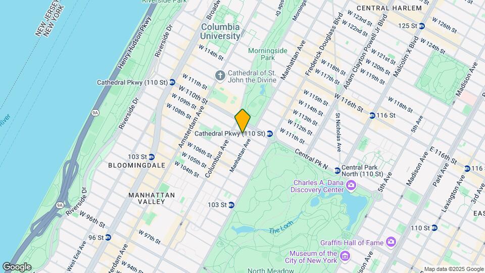60 W 109th St Map and Location Details