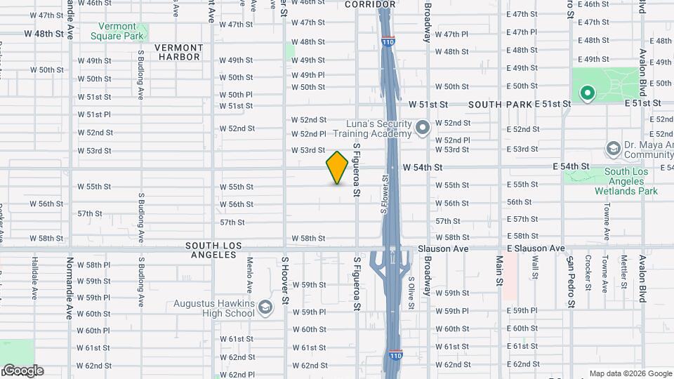 532 W 55th St Map and Location Details