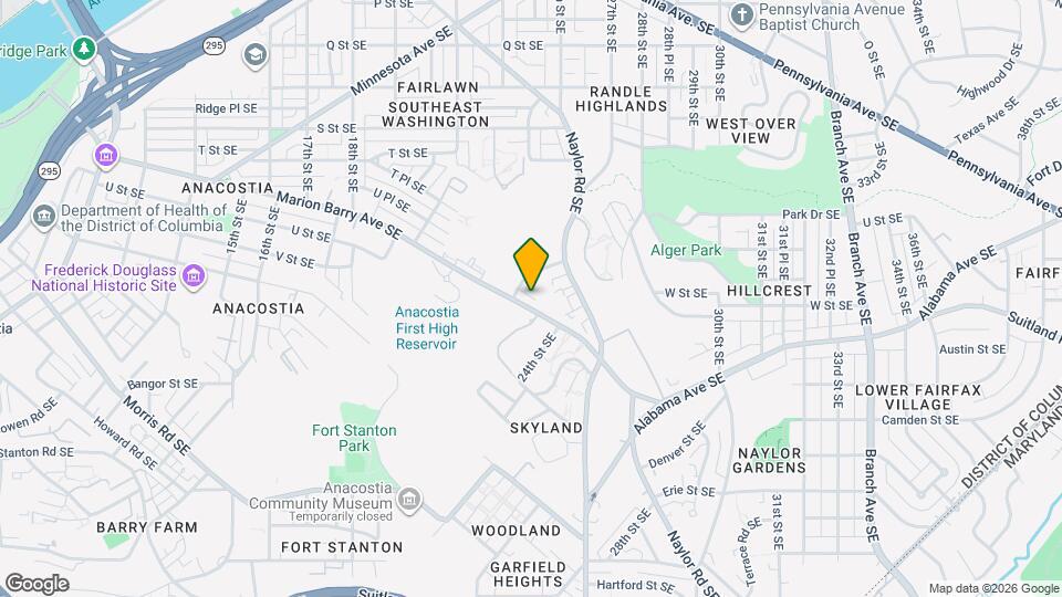2410 Marion Barry Ave SE Map and Location Details
