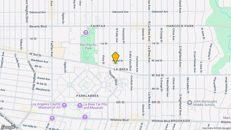 217 S Fuller Ave, Unit 3 Map and Location Details