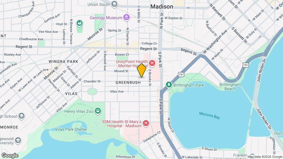 223 S Mills St, Unit 1N Map and Location Details