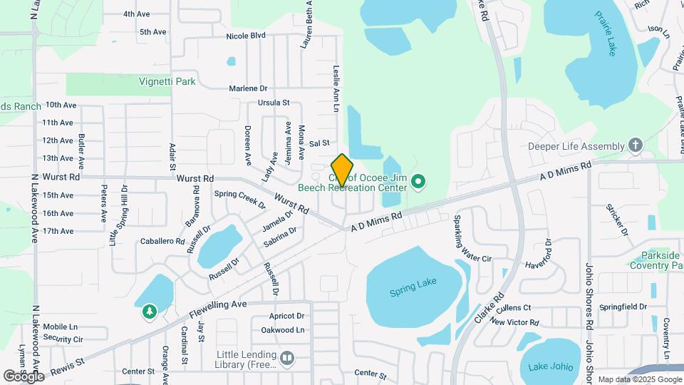 303 Spring Lake Cir Map and Location Details