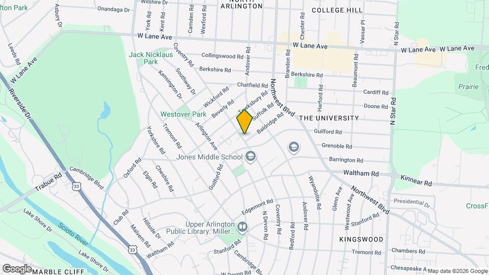 2192 Coventry Rd Map and Location Details