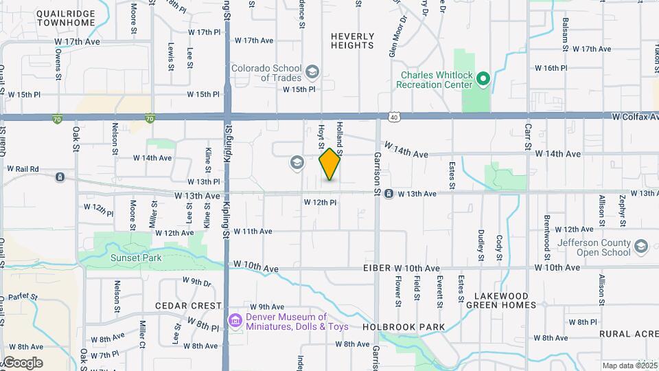 1320 Hoyt St Map and Location Details